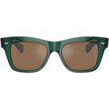 Ms Oliver OV5542SU, Translucent Dark Teal/Cognac Mirror Glass Lenses