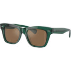 Ms Oliver OV5542SU, Translucent Dark Teal/Cognac Mirror Glass Lenses