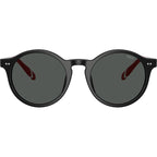 PH4204U, Shiny Black and Tartan Red/Dark Grey Lenses 50 Eye Size