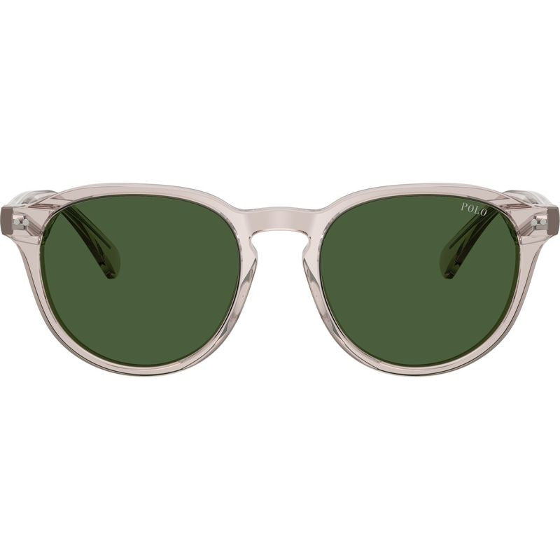 PH4221, Shiny Transparent Light Taupe/Bottle Green Lenses
