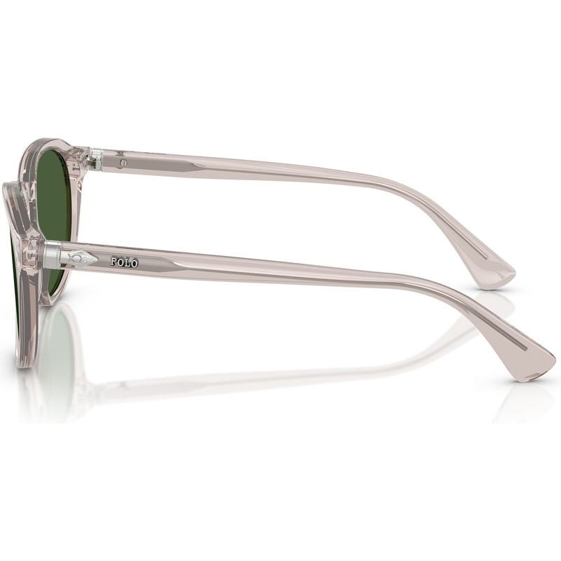 PH4221, Shiny Transparent Light Taupe/Bottle Green Lenses