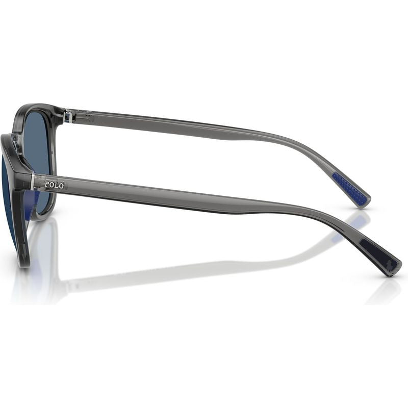 PH4222U, Shiny Transparent Grey/Dark Blue Lenses