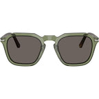 PO3292S, Transparent Green/Dark Grey Glass Lenses 52 Eye Size