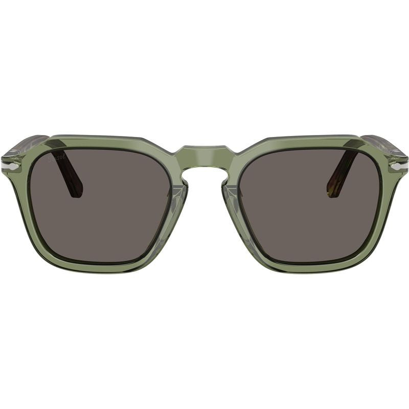 PO3292S, Transparent Green/Dark Grey Glass Lenses 52 Eye Size