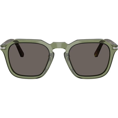 PO3292S, Transparent Green/Dark Grey Glass Lenses 52 Eye Size