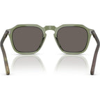 PO3292S, Transparent Green/Dark Grey Glass Lenses 52 Eye Size
