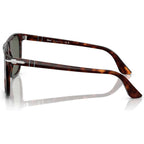 PO3336S, Havana/Green Glass Lenses 57 Eye Size