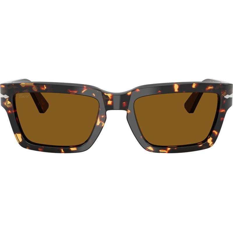 PO3363S, Tobacco Virginia/Brown Glass Lenses 55 Eye Size