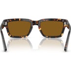 PO3363S, Tobacco Virginia/Brown Glass Lenses 55 Eye Size