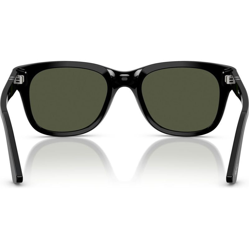 PO3372S, Black/Green Glass Lenses 53 Eye Size