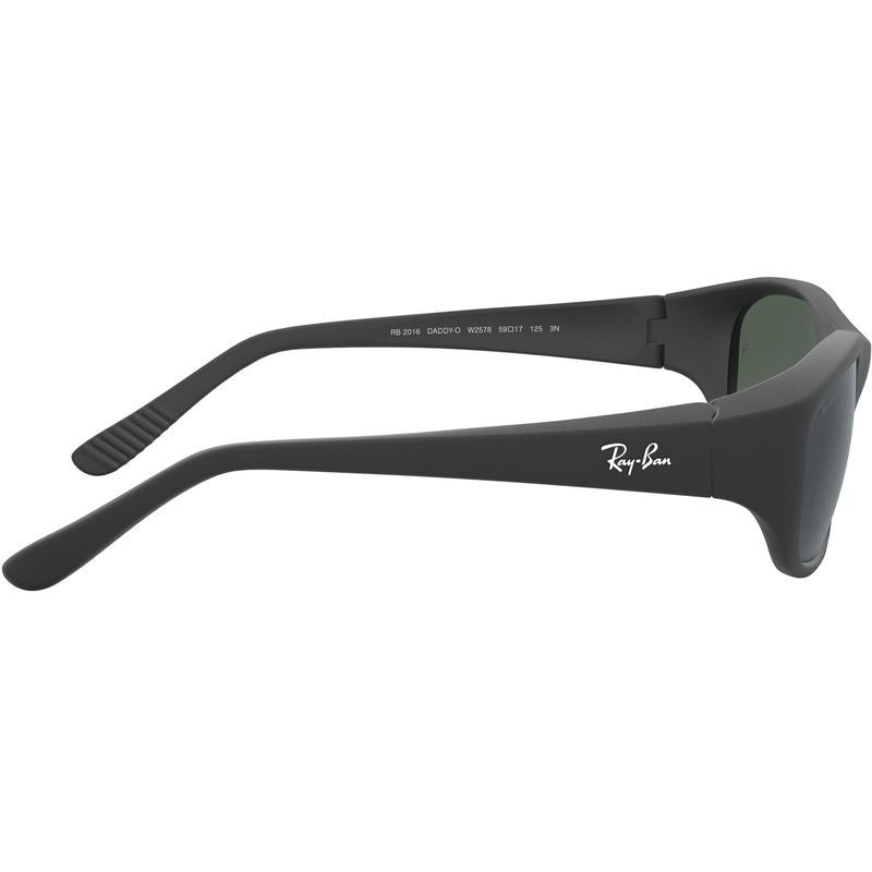 Daddy-O RB2016, Black Rubber/Green Lenses