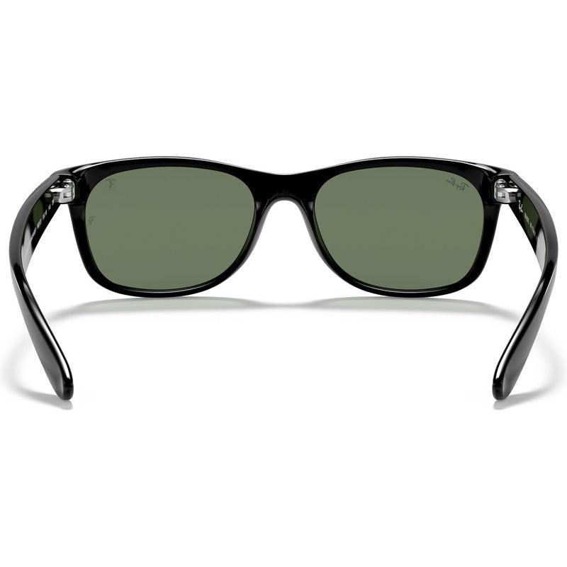 New Wayfarer RB2132M, Black/Green G15 Glass Lenses