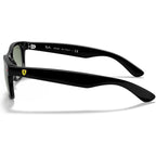 New Wayfarer RB2132M, Black/Green G15 Glass Lenses