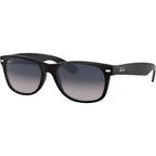 New Wayfarer Classic RB2132, Black/Blue Gradient Polarised Glass Lenses 55 Eye Size