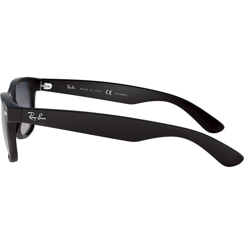 New Wayfarer Classic RB2132, Black/Blue Gradient Polarised Glass Lenses 55 Eye Size