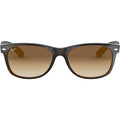 New Wayfarer Classic RB2132, Light Havana/Brown Gradient Glass Lenses 55 Eye Size