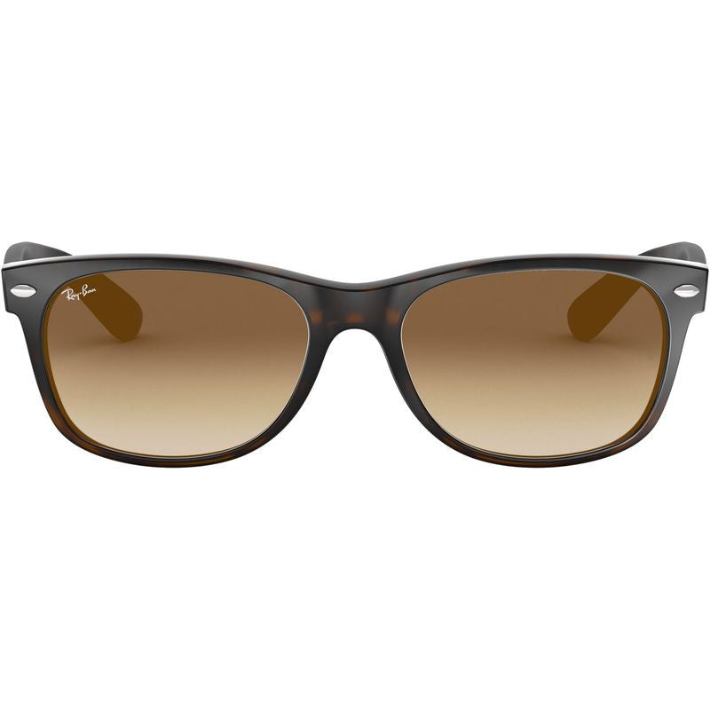 New Wayfarer Classic RB2132, Light Havana/Brown Gradient Glass Lenses 55 Eye Size