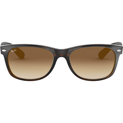 New Wayfarer Classic RB2132, Light Havana/Brown Gradient Glass Lenses 55 Eye Size