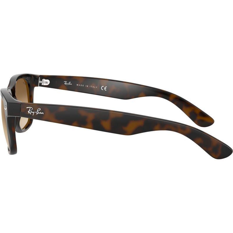 New Wayfarer Classic RB2132, Light Havana/Brown Gradient Glass Lenses 55 Eye Size