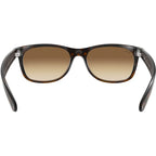 New Wayfarer Classic RB2132, Light Havana/Brown Gradient Glass Lenses 55 Eye Size