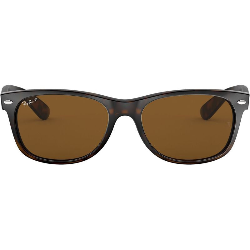 New Wayfarer Classic RB2132, Tortoise/Brown Polarised Glass Lenses 55 Eye Size