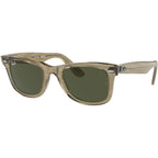Original Wayfarer RB2140, Photochromic Striped Grey/Green Glass Lenses 50 Eye Size