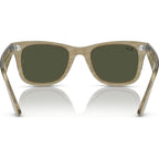 Original Wayfarer RB2140, Photochromic Striped Grey/Green Glass Lenses 50 Eye Size