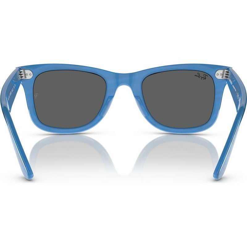 Original Wayfarer RB2140, Photochromic Striped Blue/Dark Grey Glass Lenses 50 Eye Size