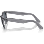 Original Wayfarer RB2140, Transparent Grey/Blue Glass Lenses 50 Eye Size