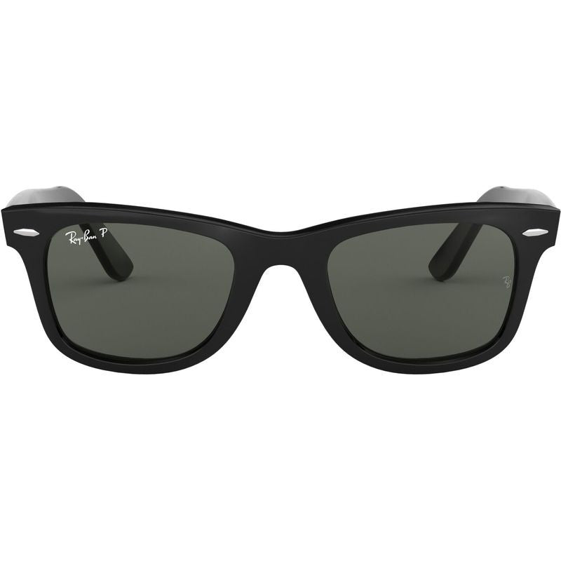 Original Wayfarer RB2140, Black/Green Polarised Glass Lenses 50 Eye Size