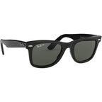 Original Wayfarer RB2140, Black/Green Polarised Glass Lenses 50 Eye Size