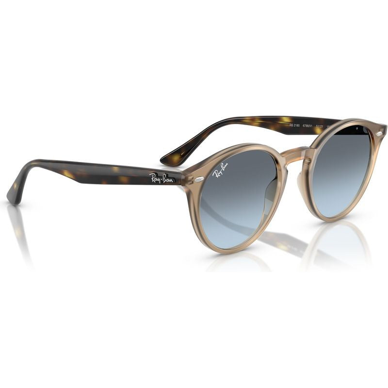 RB2180, Turtledove/Blue Grey Gradient Lenses 49 Eye Size
