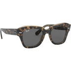 State Street RB2186, Havana and Transparent Brown/Dark Grey Glass Lenses 49 Eye Size
