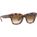 State Street RB2186, Pink Havana/Brown Gradient Glass Lenses 49 Eye Size