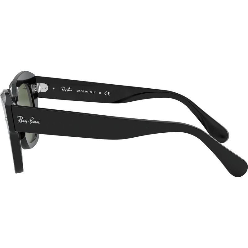 State Street RB2186, Black/Green Glass Lenses 52 Eye Size