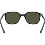 Leonard RB2193, Black/Green Glass Lenses 53 Eye Size