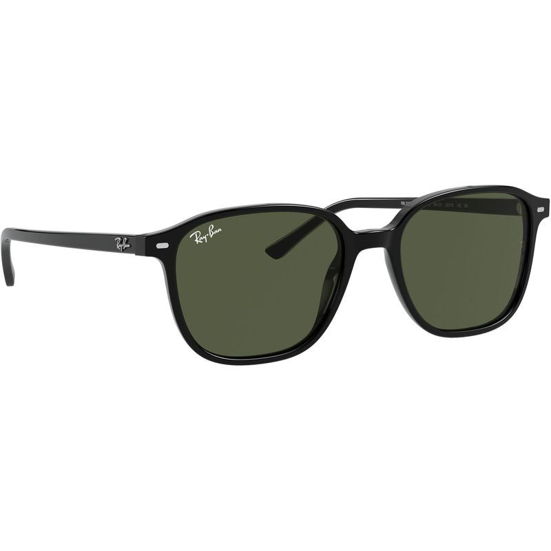 Leonard RB2193, Black/Green Glass Lenses 53 Eye Size
