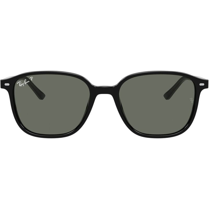 Leonard RB2193, Black/Green Polarised Glass Lenses 53 Eye Size