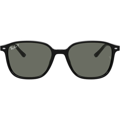 Leonard RB2193, Black/Green Polarised Glass Lenses 53 Eye Size