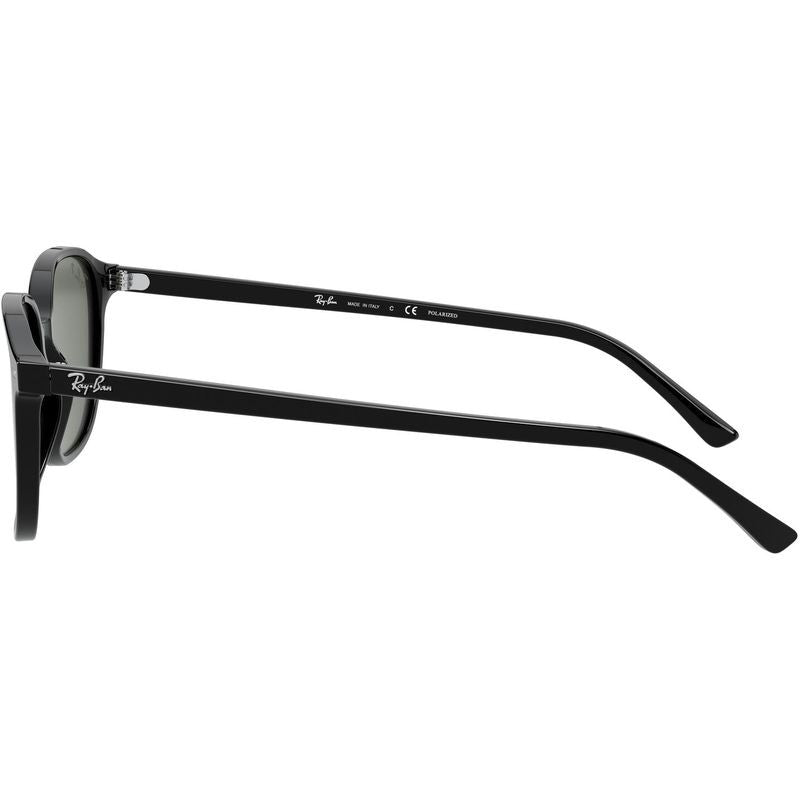 Leonard RB2193, Black/Green Polarised Glass Lenses 53 Eye Size
