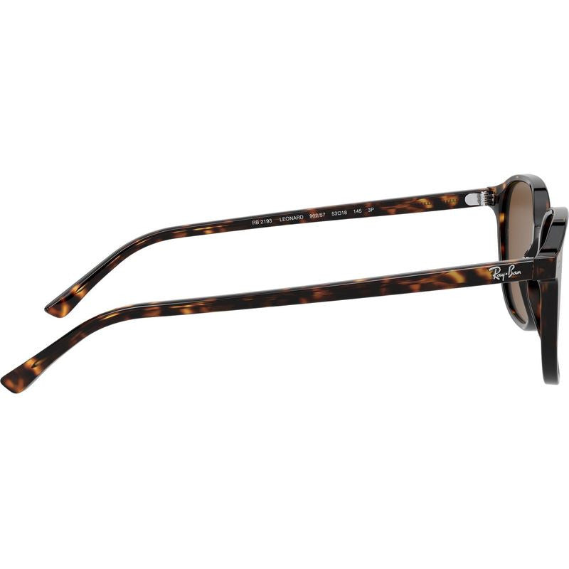 Leonard RB2193, Havana/Brown Polarised Glass Lenses 53 Eye Size