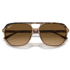 Bill One RB2205, Havana on Transparent Brown/Brown Gradient Polarised Glass Lenses 60 Eye Size