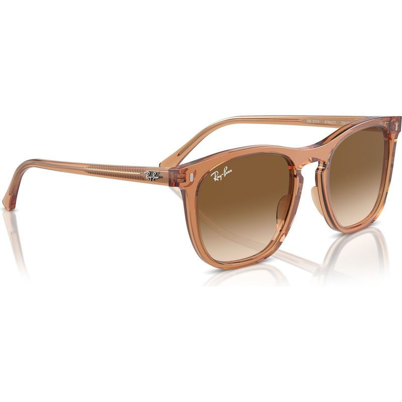 RB2210, Transparent Brown/Brown Clear Gradient Glass Lenses
