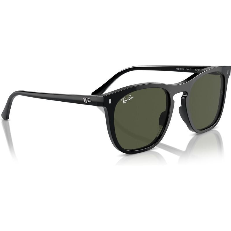 RB2210, Black/Green Glass Lenses