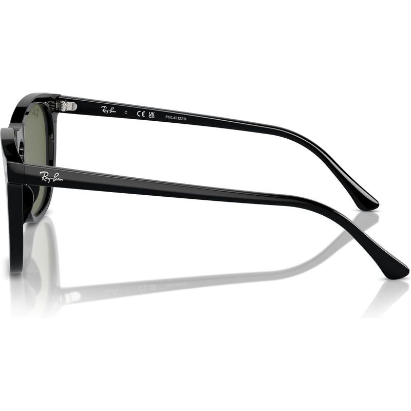 RB2210, Black/Green Polarised Glass Lenses