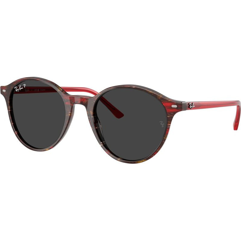 Bernard RB2230, Transparent Shade Fantasy Red/Black Glass Polarised Lenses 53 Eye Size