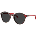 Bernard RB2230, Transparent Shade Fantasy Red/Black Glass Polarised Lenses 53 Eye Size