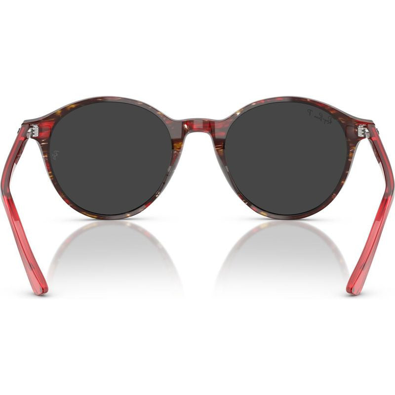 Bernard RB2230, Transparent Shade Fantasy Red/Black Glass Polarised Lenses 53 Eye Size