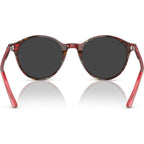 Bernard RB2230, Transparent Shade Fantasy Red/Black Glass Polarised Lenses 53 Eye Size
