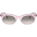 Wayfarer Oval RB2242, Photochromic Purple Waves/Grey Clear Gradient Glass Lenses 53 Eye Size